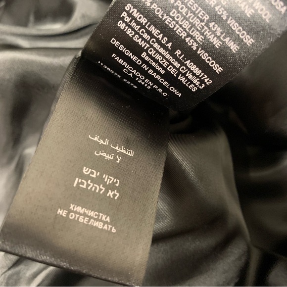 Javier Simorra Barcelona Vegan Faux Leather Quilted Zipper Track Detail Vest - Picture 3 of 14